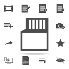 SD card icon. web icons universal set for web and mobile