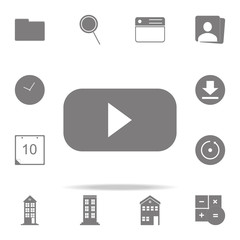 Play Logo icon. web icons universal set for web and mobile