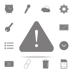 Fototapeta premium attention sign with exclamation mark icon. web icons universal set for web and mobile