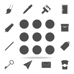 points icon. web icons universal set for web and mobile