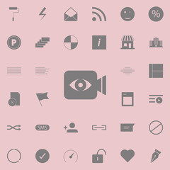 Camera eye  icon. web icons universal set for web and mobile