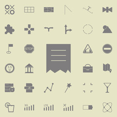 torn document icon. web icons universal set for web and mobile