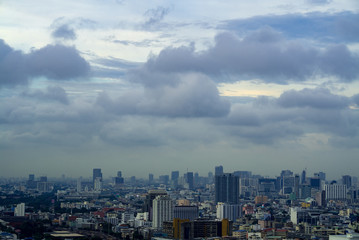 バンコクの曇り空