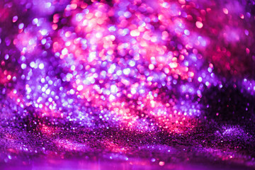 Obraz na płótnie Canvas bokeh glitter Colorfull Blurred abstract background for birthday, anniversary, wedding, new year eve or Christmas