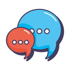 speech bubble dialogue message communication