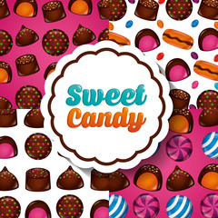 sweet candy concept