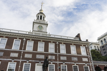 Fototapeta na wymiar Philadelphia' s Independence Hall
