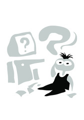 Education, travel, study. Illustration.