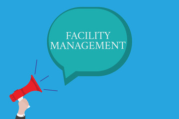 Conceptual hand writing showing Facility Management. Business photo text Multiple Function Discipline Environmental Maintenance.