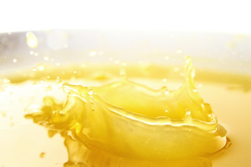 Orange Juice on white background / Orange is a citrus fruit that is quite delicious, juicy with high content Vitamin C. 