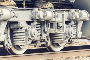 train wheels on rails
