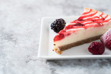 Berry mixxed berry rasberry strawberry cheesecake