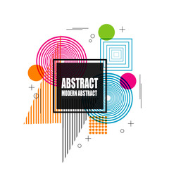 Fototapeta premium Abstract colorful geometric pattern design and background