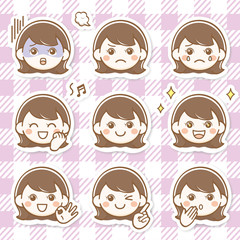 女性　表情別
