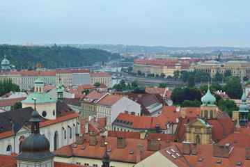 Fototapeta na wymiar View of the old city. Prague, Czech Republic.