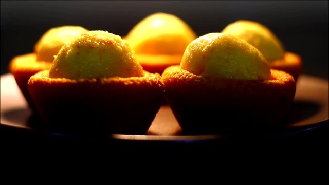 Steady video shot of freshly baked muffins fondly called in the Philippines as Kabayan meaning fellow countrymen