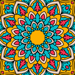 Mandala. Ethnic decorative element.