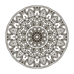 Mandala. Ethnic decorative element.