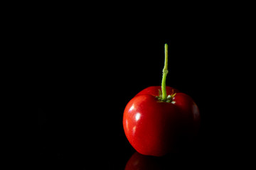 Acerola cherry fruit.