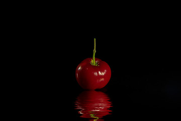 Acerola cherry fruit.