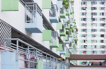 Public estate in Hong Kong city