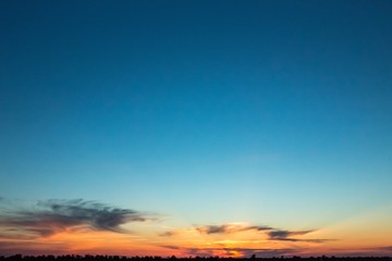 Fototapeta na wymiar Sky at Dawn / Sunset