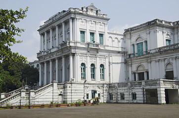 Fototapeta premium View of The National Library of India. Situated in Belvedere. Kolkata. West Bengal