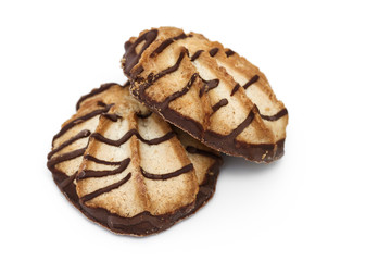 Schokoladenplätzchen im Detail