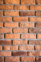 Red brick wall texture