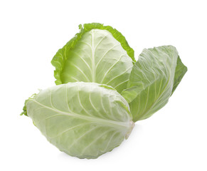 Obraz premium cabbage on white background