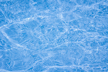 Detail of Wave water in the swimming pool background