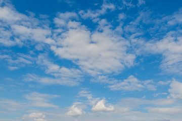 Light blue sky clouds