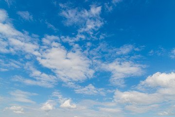 Light blue sky clouds
