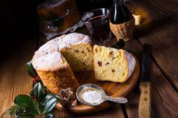 a delicious genuine Italian mum Christmas panettone