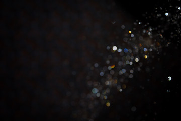 Luxury background blur bokeh black background