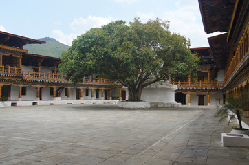 Pungtang Dechen Photrang Dzong or palace of great bliss. Inner View . Administrative centre. Punakha Dzong