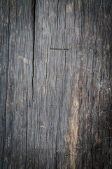 Naklejka premium Abstract background of old dark wood texturebackground