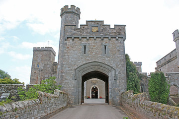 Fototapeta na wymiar Gatehouse of Powderham Castle