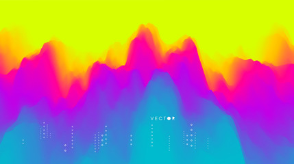 Abstract wavy background. Dynamic effect. Vector illustration. Can be used for advertising, marketing, presentation.