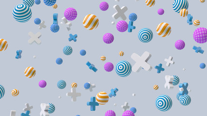 Abstract background in different shape