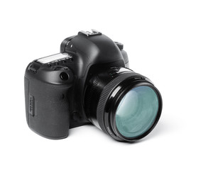 camera isolated on white background