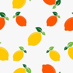 Lemon pattern wallpaper vector icon design
