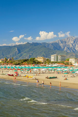 marina di pietrasanta beach view