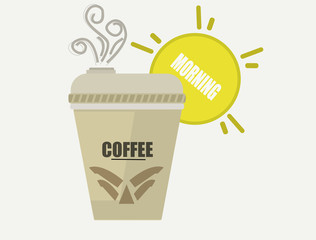 coffee morning vector