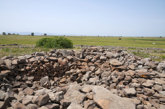 Rujm el-Hiri, Gilgal Refaim, Rogem Hiri view