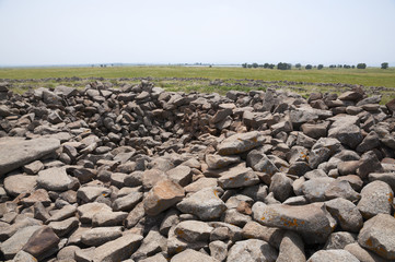 Rujm el-Hiri, Gilgal Refaim, Rogem Hiri view