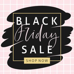 Fototapeta premium Black friday sale banner
