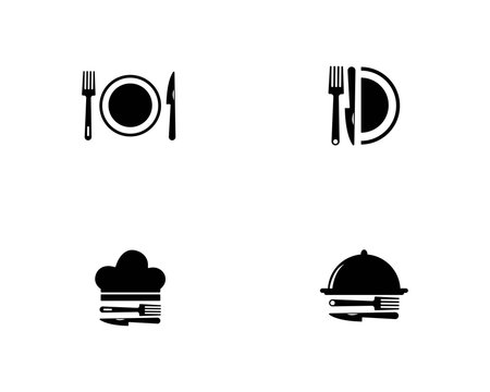 Fork and Spoon logo Template