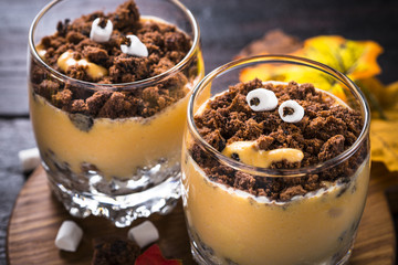 Halloween sweet dessert.