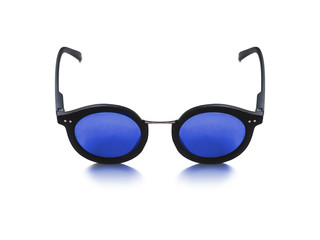 Sunglasses with blue glasses